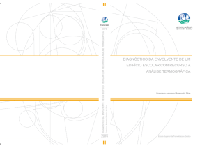 diagnóstico da envolvente de um edifício escolar com recurso a