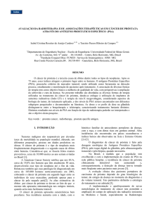 avaliação da radioterapia e/ou associações terapêuticas em câncer