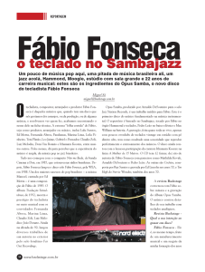 Fábio Fonseca - Revista Backstage