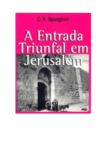 A Entrada Triunfal em Jerusalém