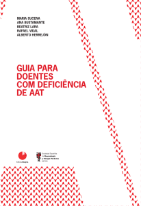 GUIA PARA DOENTES COM DEFICIêNCIA DE AAT