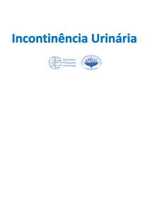 Incontinência Urinária - Associação Portuguesa de Urologia