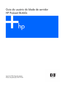 Guia do usuário do blade de servidor HP ProLiant BL460c