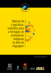 Manual de Lingüística: subsídios para a formação