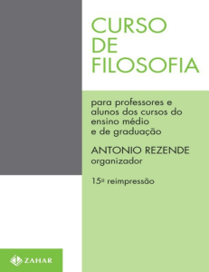 Curso de Filosofia - Material de estudos ciências sociais