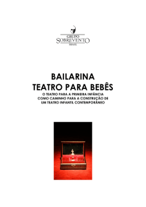 BAILARINA TEATRO PARA BEBÊS