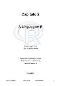 CAP2 - A Linguagem R - Estatística no Programa R