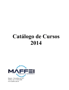 Catálogo de Cursos 2014