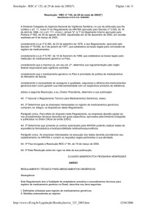 Página 1 de 11 Resolução - RDC nº 135, de 29 de maio de 2003