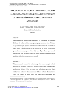 lexicografia bilingue e tratamento digital na - SeDiCI