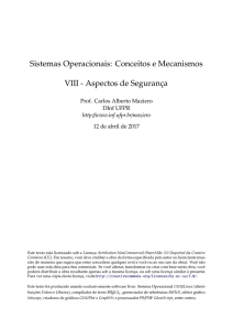 Sistemas Operacionais: Conceitos e Mecanismos