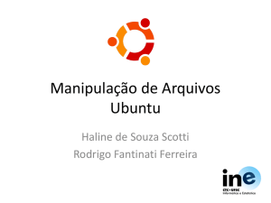 Manipulação de Arquivos Ubuntu