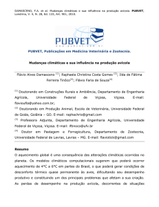 Mudanças climáticas e sua influência na produção avícola