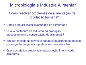 Microbiologia e Industria Alimentar