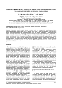 modelagem matemática do núcleo morto em