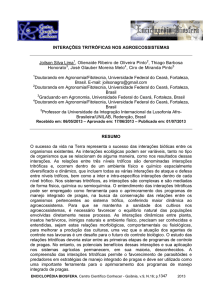 interações tritróficas nos agroecossistemas