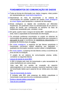 fundamentos de comunicação de dados