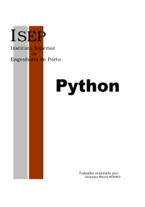 O Interpretador do Python - Dei-Isep