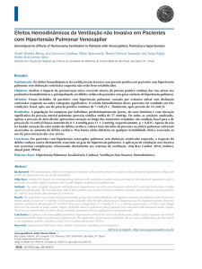 Efeitos Hemodinâmicos da Ventilação não Invasiva em Pacientes