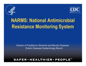 NARMS: National Antimicrobial Resistance Monitoring System