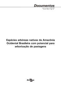 Espécies arbóreas nativas da Amazônia Ocidental Brasileira com