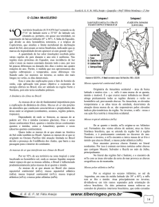 Escola E. E. F. M. Félix Araújo – Geografia – Prof° Tibério Mendonça