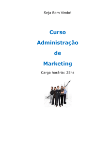 Curso Administração de Marketing