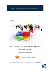 Relatório de Atividades e Contas FEFSS 2013