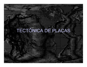 tectônica de placas - Oceanografia