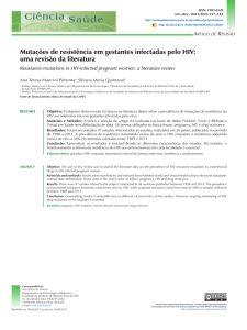 Mutações de resistência em gestantes infectadas