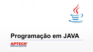 Programação em JAVA - Aptech Computer Education