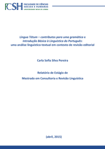 relatorio estagio  - RUN - Universidade NOVA de Lisboa