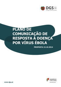 plano de comunicação de resposta à doença por vírus