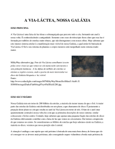 A VIALÁCTEA, NOSSA GALÁXIA - if