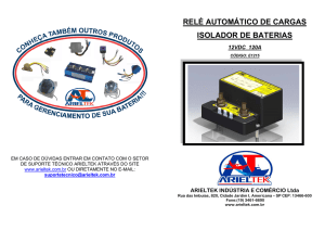 relé automático de cargas isolador de baterias