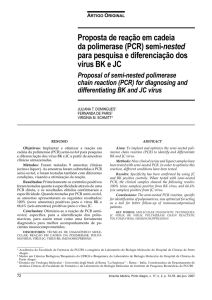 Proposta de reação em cadeia da polimerase (PCR) semi
