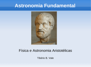 Física e Astronomia Aristotélicas - if