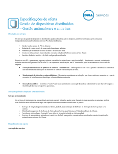 Especificações de oferta Gestão de dispositivos distribuídos