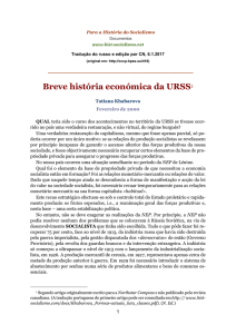 Breve história económica da URSS