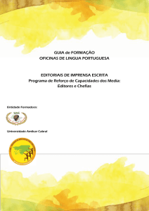 Guia de Formação Oficinas de Língua Portuguesa - UE