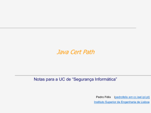 Java Cert Path