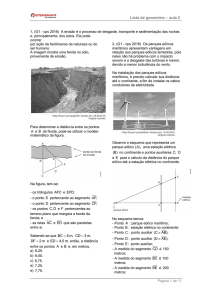 Lista de geometria – aula 2