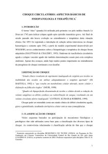 choque circulatório: aspectos básicos de fisiopatologia e