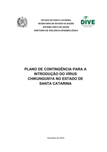 plano de contingência para a introdução do vírus