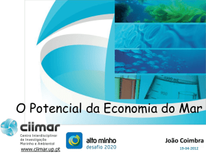 O Potencial da Economia do Mar