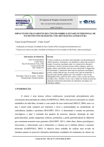 IMPACTO DO TRATAMENTO DO CÂNCER SOBRE O ESTADO