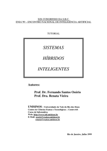 3. Sistemas Híbridos Inteligentes