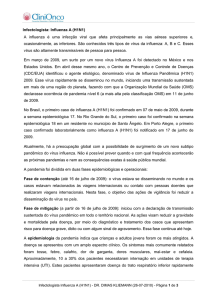 Infectologista: Influenza A (H1N1) A influenza é uma infecção viral