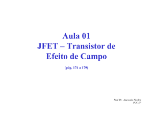 Construção e Características do JFET - PUC-SP