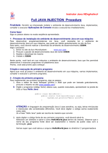 Full JAVA INJECTION Procedure